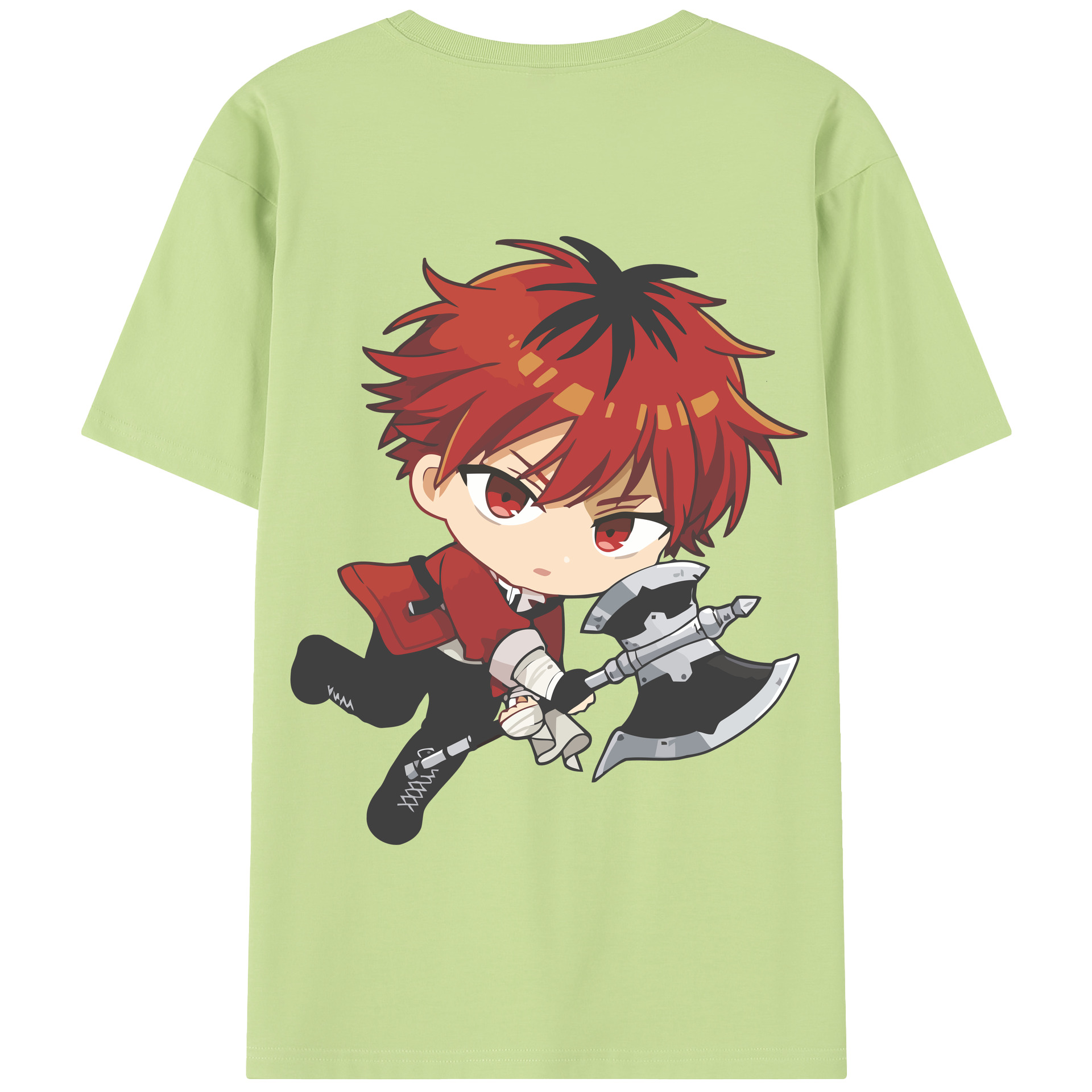 （画像用） 葬送のフリーレン Frieren 綿100％半袖Tシャツ（背面プリント）